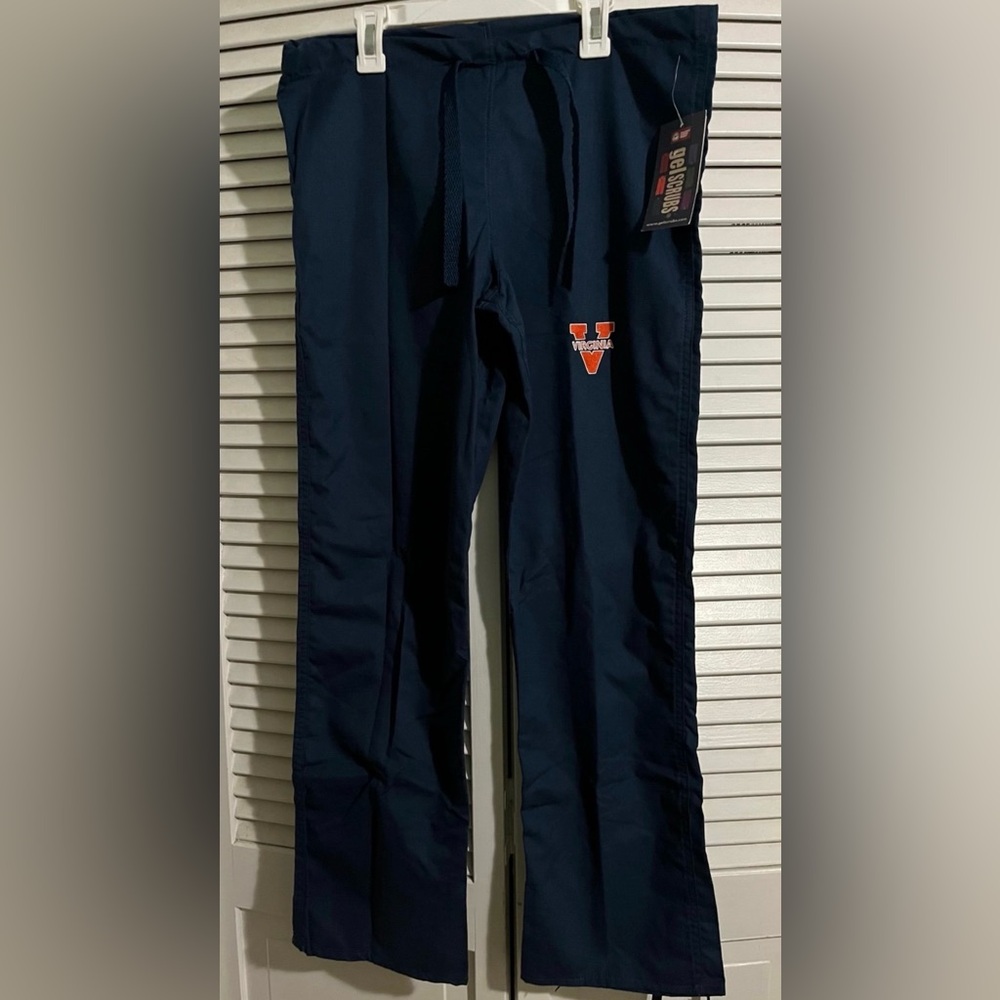 New UVA Scrub pants  navy size x small University of Virginia